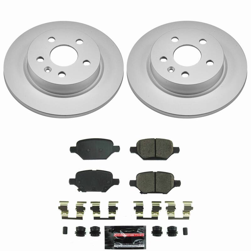 Power Stop 18-22 Buick Encore Rear Z23 Coated Brake Kit Brake Kits - Performance D&S PowerStop