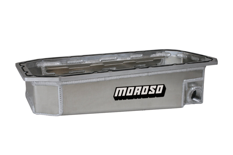Moroso AJPE TFX 96/TFX 2000/TFX 2002 Funny Car Wet Sump 4.25in-6.25in Aluminum Oil Pan Oil Pans Moroso