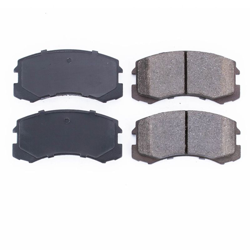 Power Stop 02-07 Mitsubishi Lancer Front Z16 Evolution Ceramic Brake Pads Brake Pads - OE PowerStop