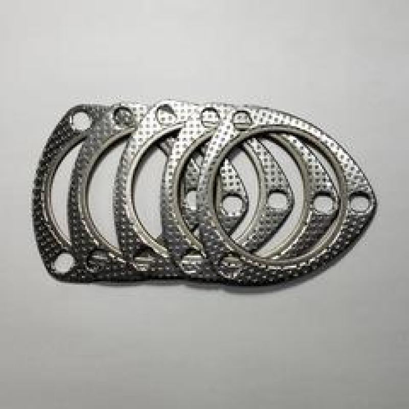 Ticon Industries 3.0in 3-Bolt MLS Gasket - 5pk Exhaust Gaskets Ticon