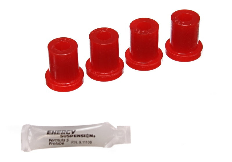 Energy Suspension Aftermarket Shackle Set - Red Bushing Kits Energy Suspension