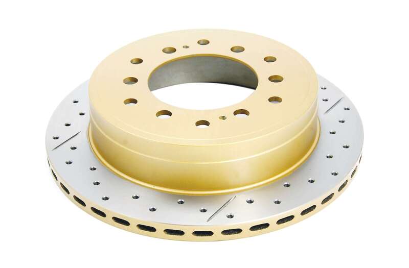 DBA 03-09 Lexus GX470 Rear Drilled & Slotted Street Series Rotor Brake Rotors - Slot & Drilled DBA