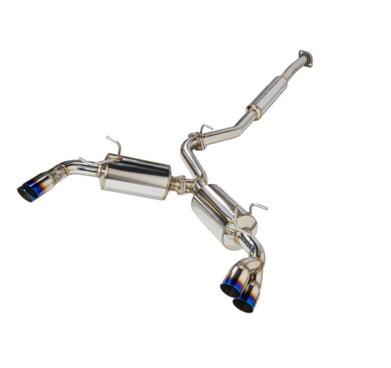 REMARK Sports Touring Cat-Back Exhaust, Toyota GR86 / Subaru BRZ 2022+, Burnt Stainless Tip Catback Remark