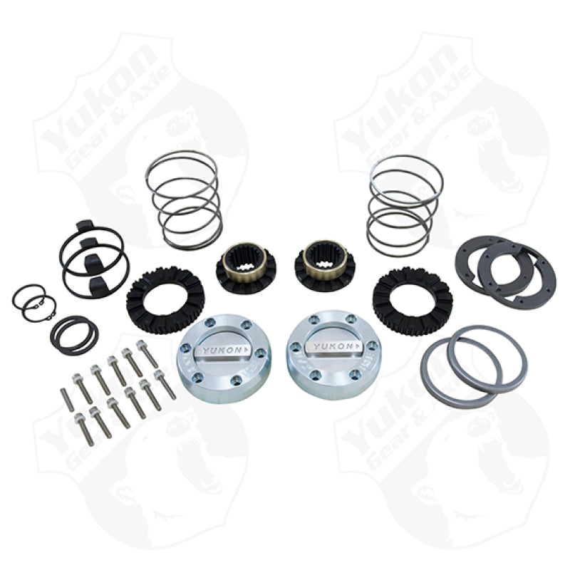 Yukon Gear Hardcore Locking Hub Set For Dana 44 / GM & Ford 1/2 & 3/4 Ton / 19 Spline Differential Install Kits Yukon Gear & Axle