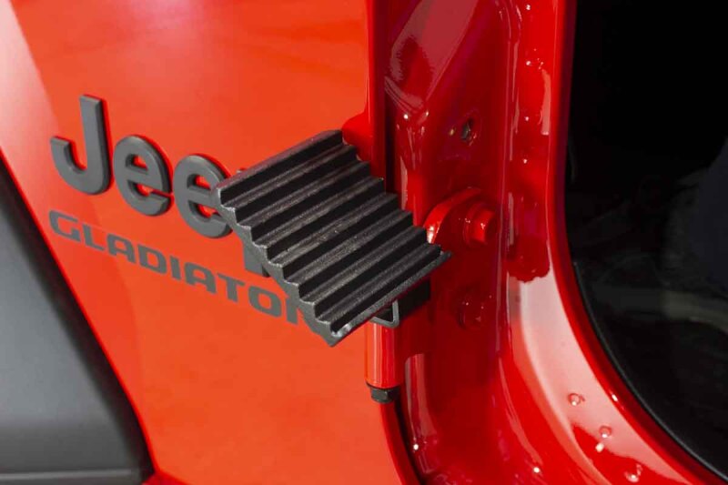 Fishbone Offroad 2018+ Jeep Wrangler JL / 2020+ Gladiator JT Foot Peg Set - Black Steps Fishbone Offroad