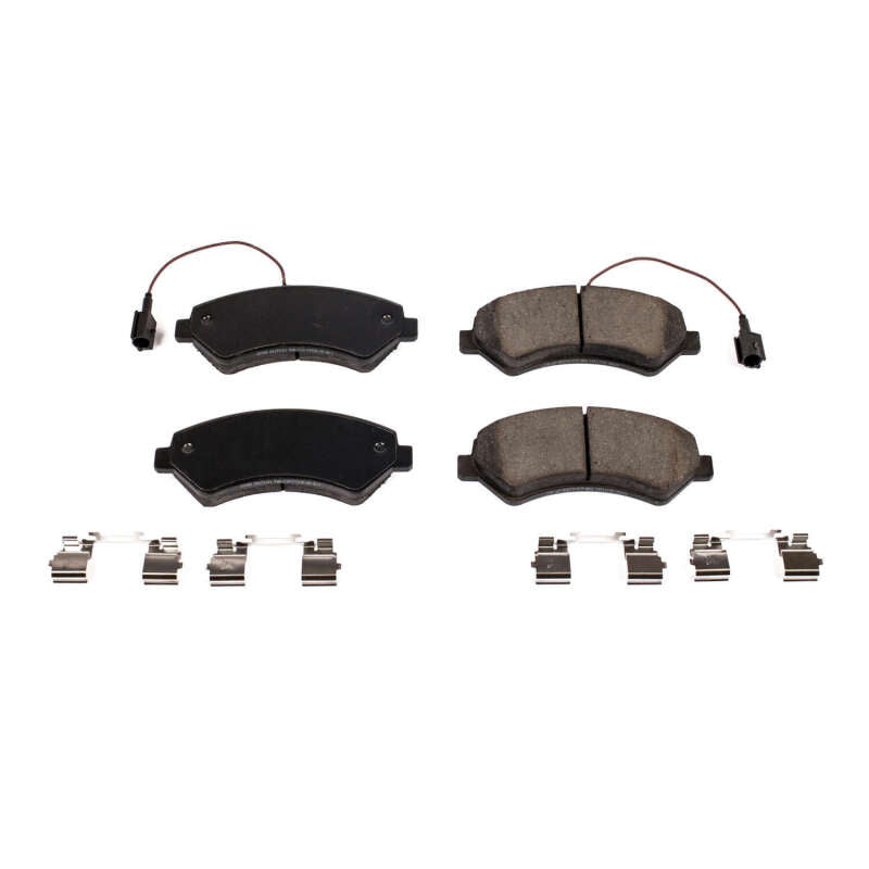 Power Stop 2019 Ram ProMaster 1500 Front Z17 Evolution Ceramic Brake Pads w/Hardware Brake Pads - OE PowerStop