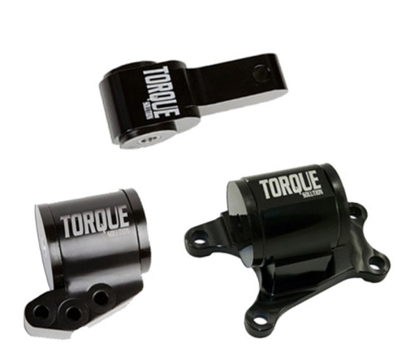 Torque Solution Mitsubishi EVO VII-IX Billet 3 piece mount Kit, 6 Speed Transmission Engine Mounts Torque Solution