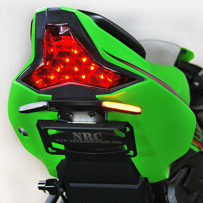 New Rage Cycles 23+ Kawasaki ZX-4R Fender Eliminator Kit Tucked Lights Corner New Rage Cycles