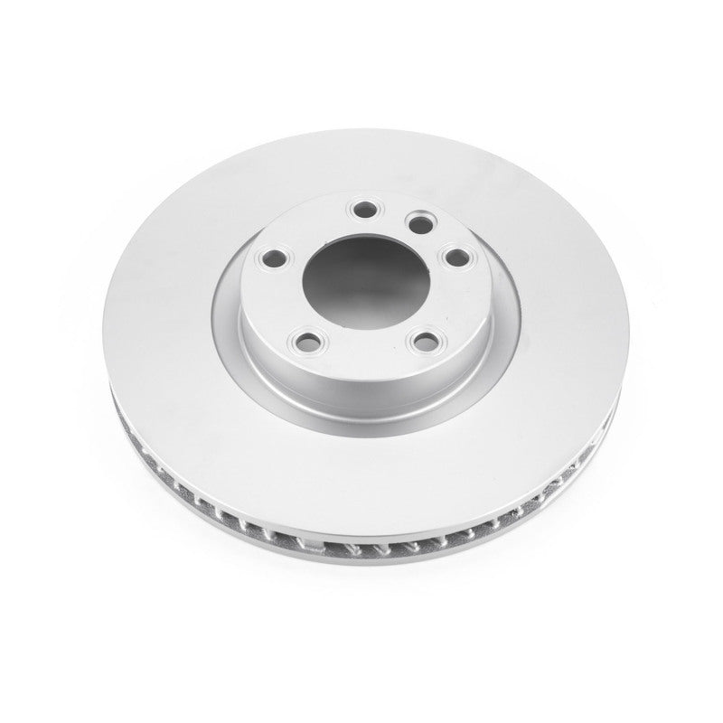 Power Stop 11-18 Porsche Cayenne Front Right Evolution High Carbon Geomet Coated Rotor Brake Rotors - OE - Cryo PowerStop
