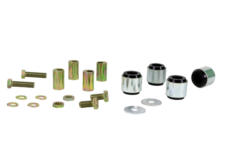 Whiteline Plus 3/08+ Dodge Challenger / 11/05+ Charger Rear Camber Correction Control/Radius Arm Upp Bushing Kits Whiteline