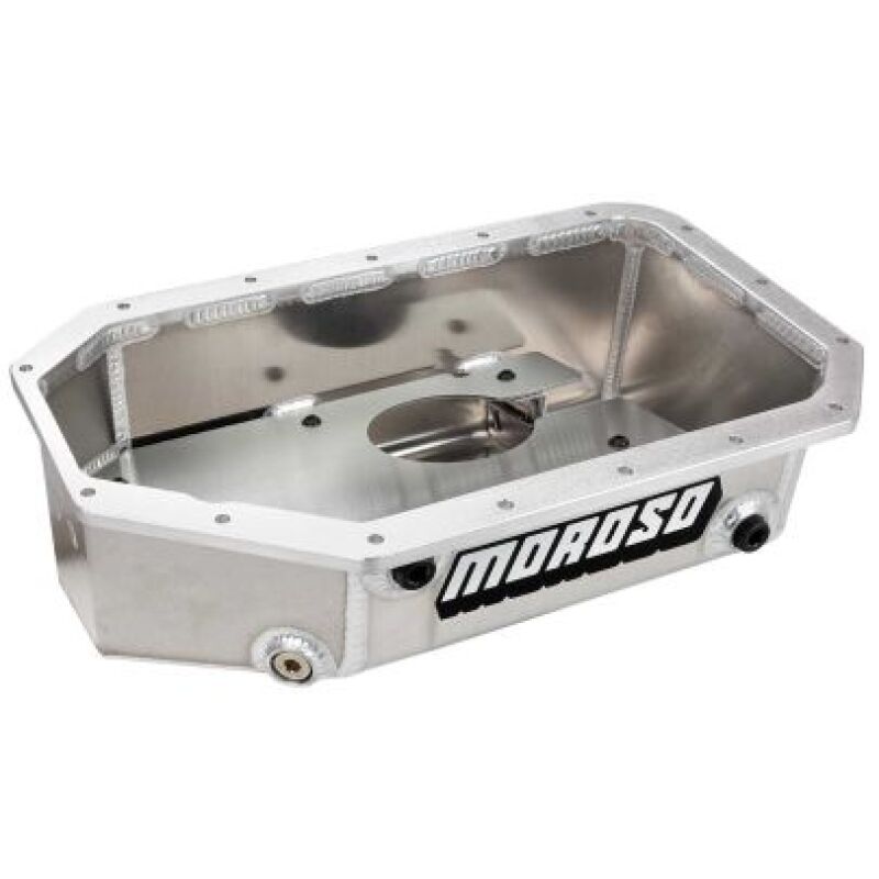 Moroso Honda/Acura K20/K24 Swap Road Race Baffled Wet Sump 6.5 Qt 6.25in Deep Aluminum Oil Pan Oil Pans Moroso