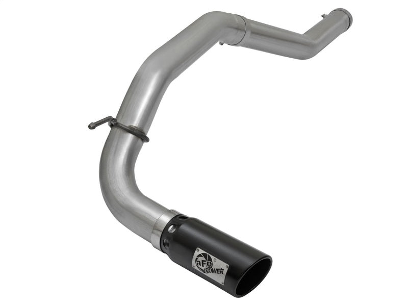 aFe LARGE Bore HD DPF-Back SS Exhaust w/ Black Tip 2016 Nissan Titan XD V8-5.0L (td) DPF Back aFe