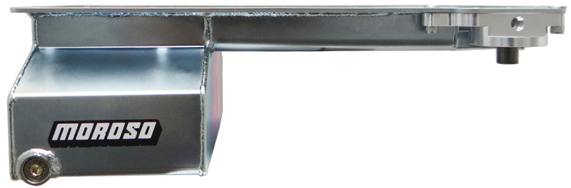 Moroso GM LS Swap (w/Front Sump & Spin-On Oil Filter Adapter) Wet Sump 6.5qt 6in Steel Oil Pan Oil Pans Moroso