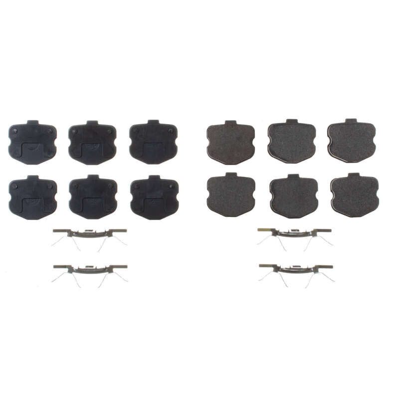 Power Stop 06-13 Chevrolet Corvette Front Z17 Evolution Ceramic Brake Pads w/Hardware Brake Pads - OE PowerStop