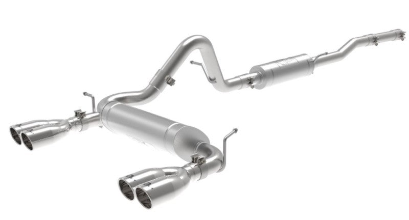 aFe Vulcan Series 2.5in 304SS Cat-Back Exhaust 07-18 Jeep Wrangler (JK) V6-3.6/3.8L w/ Polished Tips Catback aFe