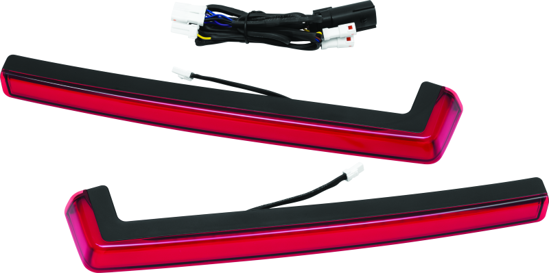 Kuryakyn Tracer Tour Pak Side Lights Red Lens Tail Lights Kuryakyn