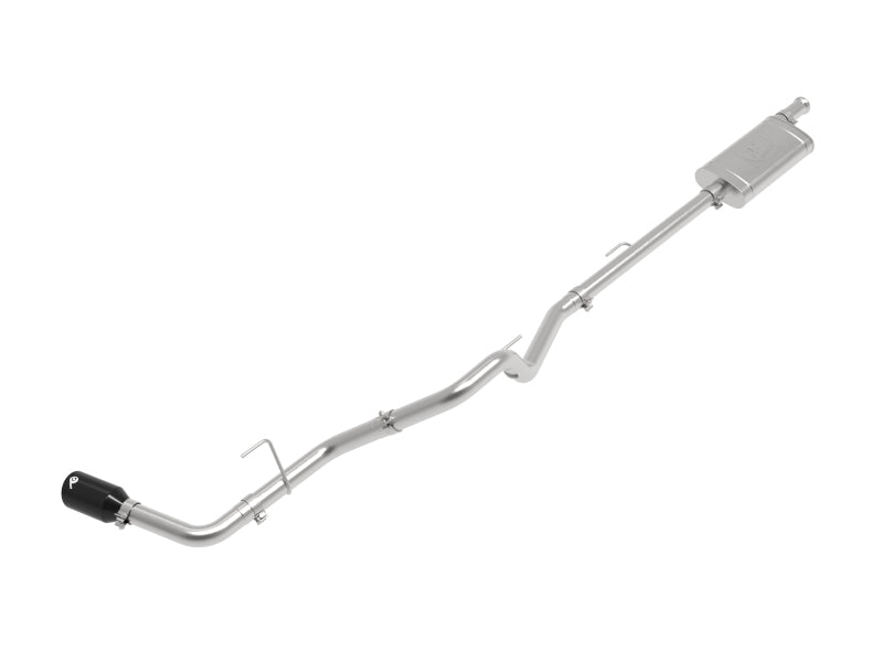 aFe Apollo GT Series 2.5in 409SS 20-21 Jeep Gladiator (JT) V6-3.6L - Black Tip Catback aFe