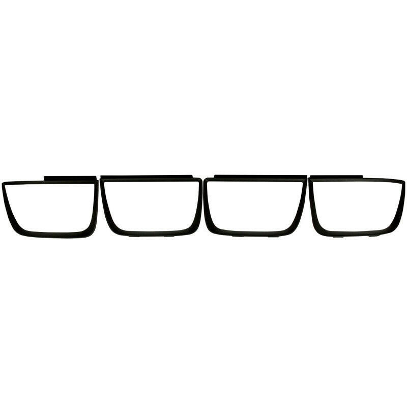 ANZO Taillight Bezels 2010-2013 Chevrolet Camaro Taillight Bezels - 4pc Flat Black Tail Lights ANZO