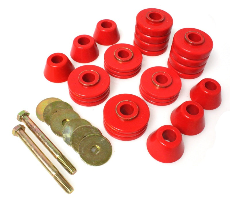 Energy Suspension Gm Body Mounts - Red Bushing Kits Energy Suspension