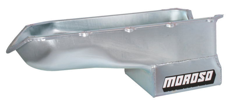 Moroso Pontiac V-8 (301-455) Deep Wet Sump 7qt 8.5in Steel Oil Pan Oil Pans Moroso