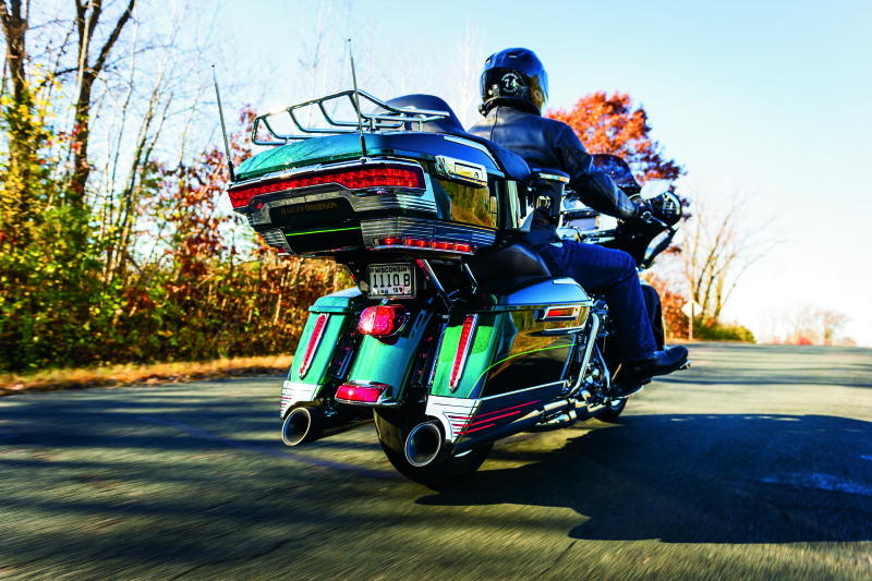 Kuryakyn Tri-Line Accent For Rear Tour-Pak Light Chrome Tail Lights Kuryakyn