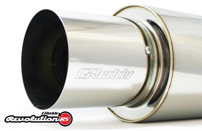 GReddy Universal 2.5in 3-Bolt Tip Revolution RS Muffler Muffler GReddy
