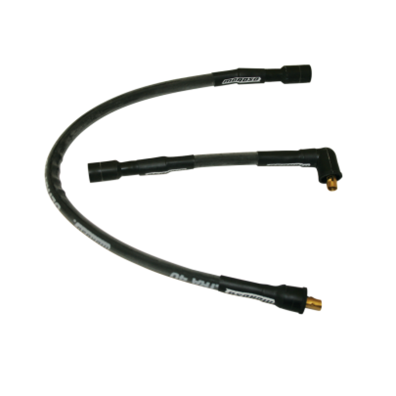 Moroso 86-03 Harley-Davidson XL (Except XL 1200S) Sleeved Ultra 40 Wire Set - Black Spark Plug Wire Sets Moroso