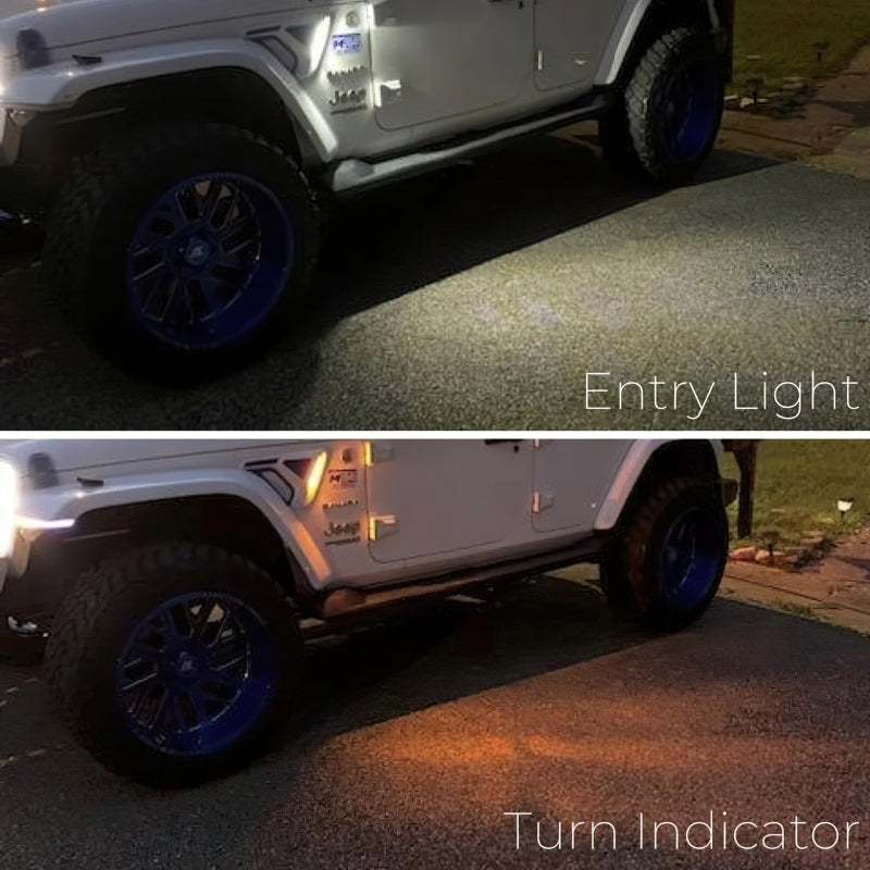Oracle Sidetrack LED System For Jeep Wrangler JL/ Gladiator JT Light Strip LED ORACLE Lighting