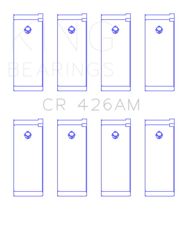 King Engine Bearings Datsun E13/E15/(Size +0.75mm) Connecting Rod Bearing Set Connecting Rods King Engine Bearings