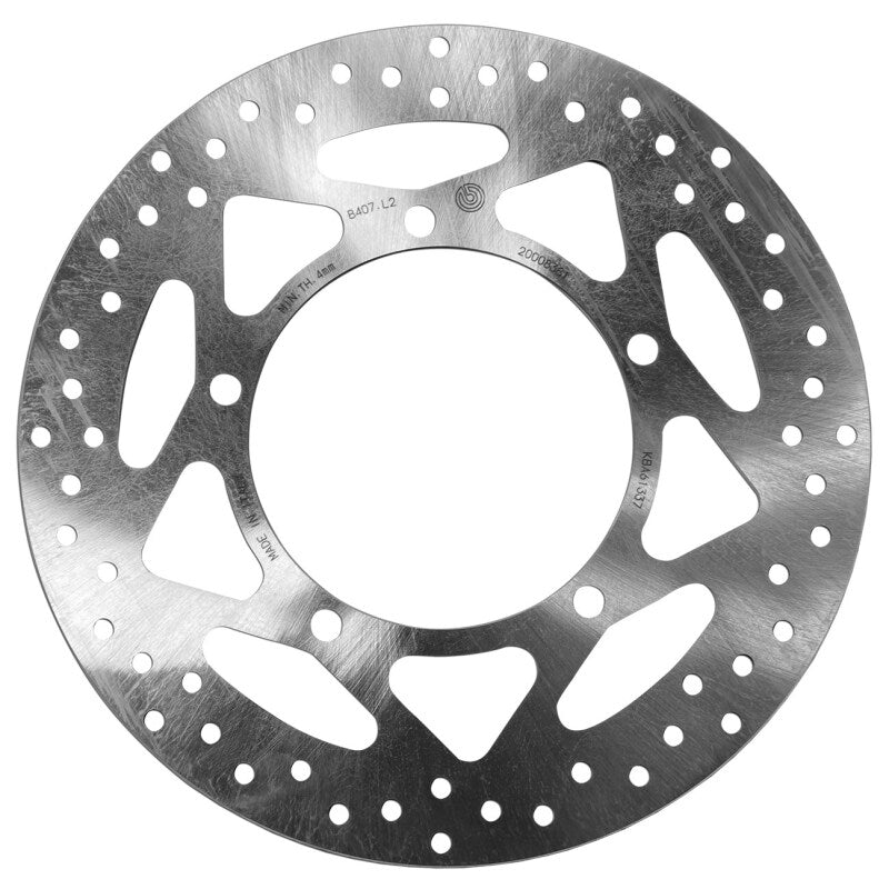 Brembo OE 15-17 Kawasaki EX SL Ninja 250cc 290x4.5mm Brake Disc - Front Fixed Brake Rotors - Slotted Brembo OE