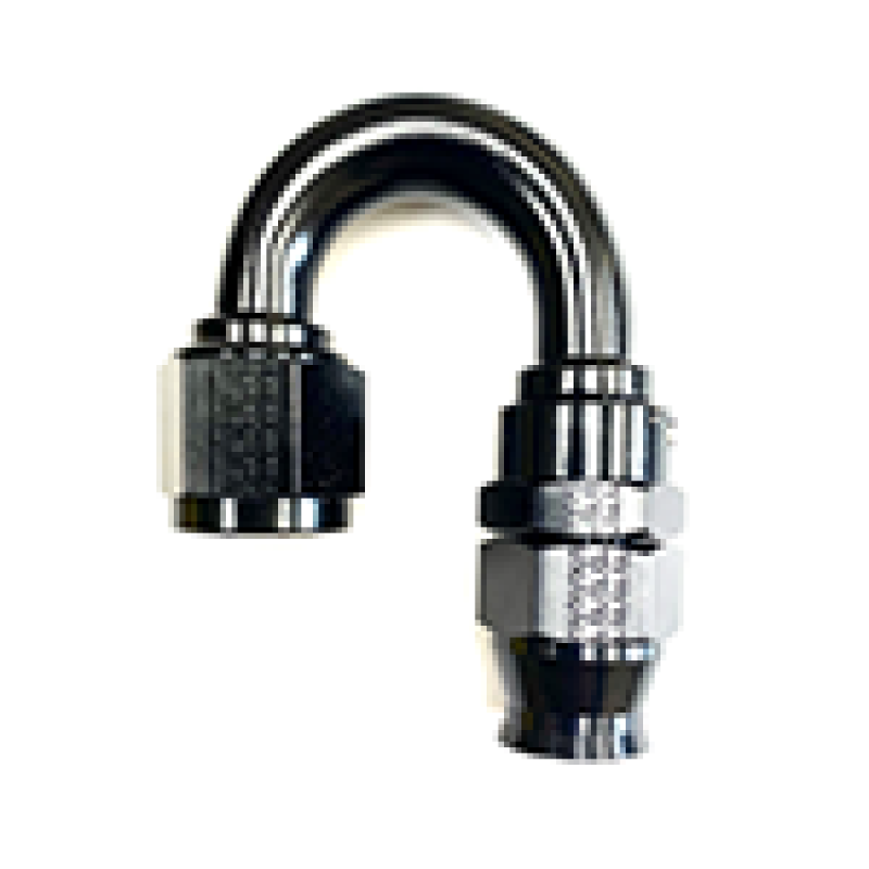 Fragola -10AN Real Street x 180 Degree Hose End Black For PTFE Hose Fittings Fragola