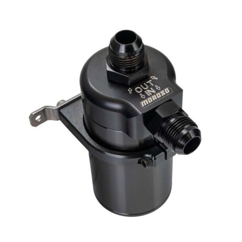 Moroso Universal -12AN Inlet/Outlet Air Oil Separator Oil Separators Moroso