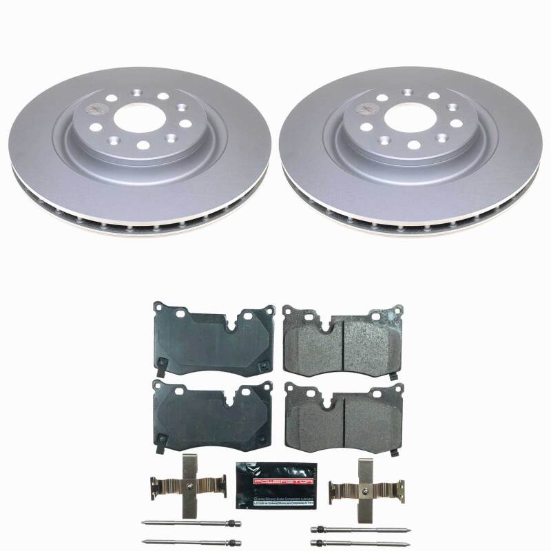 Power Stop 20-25 Chevrolet Corvette Rear Z23 Coated Brake Kit Brake Kits - Performance D&S PowerStop