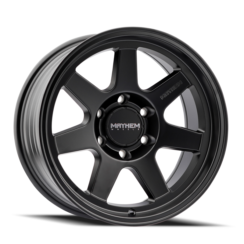 Mayhem 8307 Convoy 17x9 / 6x139.7 BP / -6mm Offset / 106mm Hub Satin Black Wheel Wheels - Cast Mayhem