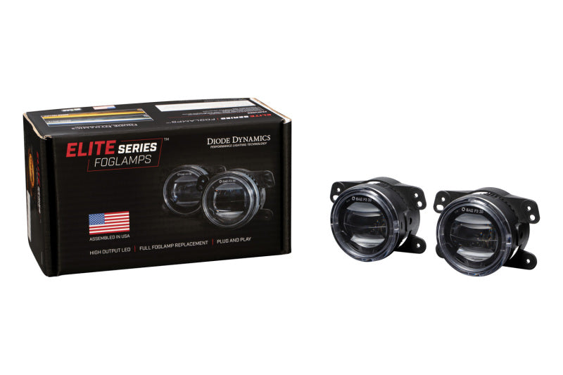 Diode Dynamics Elite Series Type M Fog Lamps - Yellow (Pair) Fog Lights Diode Dynamics