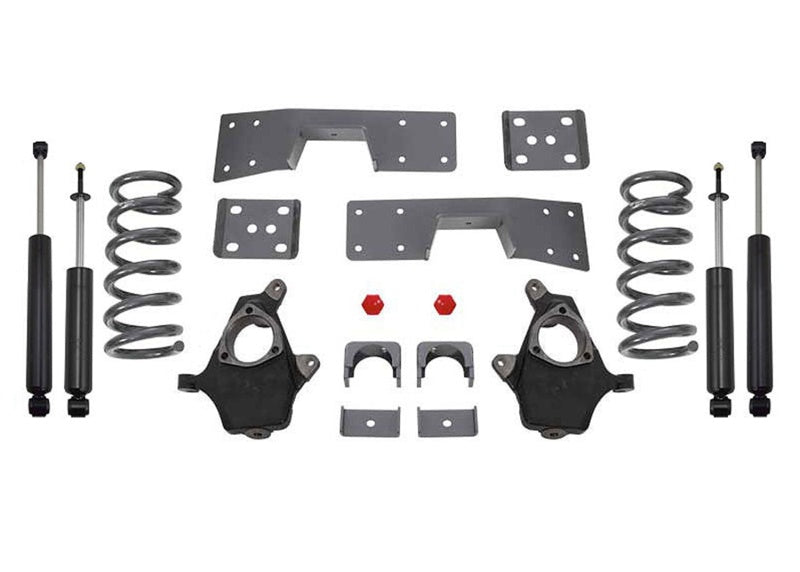 MaxTrac 99-06 GM C1500 2WD V8 4in/6in Lowering Spindle Kit Lowering Kits Maxtrac