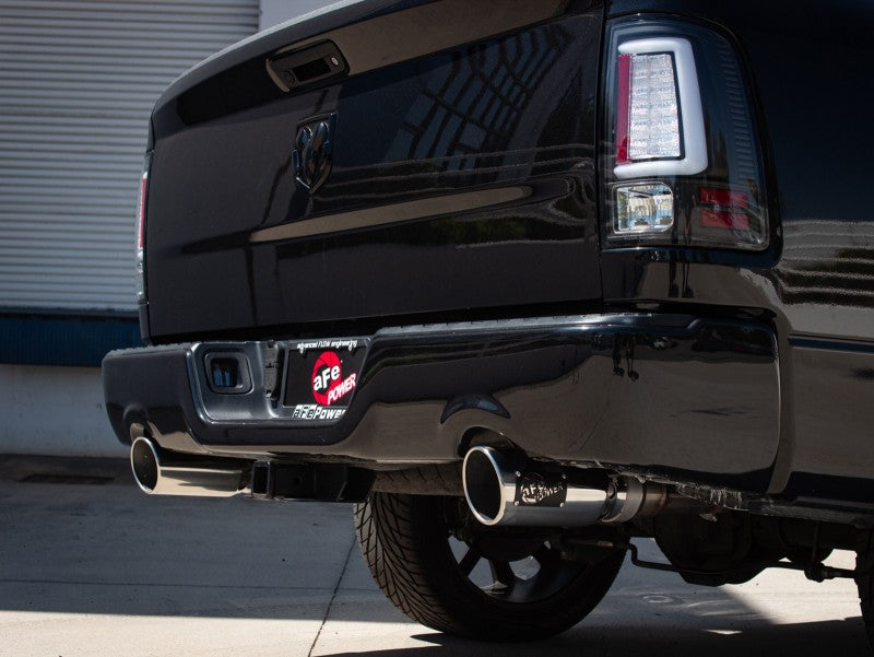 aFe 09-18 Ram 1500 V8 5.7L Hemi Gemini XV 3in 304 SS Cat-Back Exhaust w/ Polished Tips Catback aFe