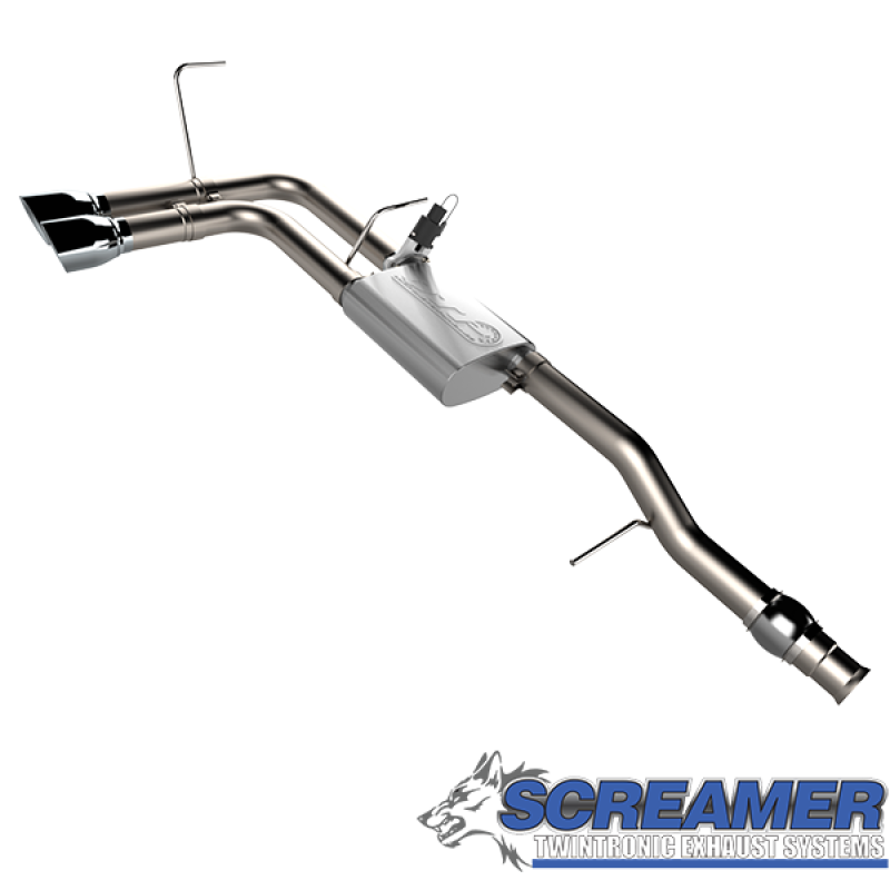 QTP 2014-2018 Silverado/Sierra QTP Screamer Side Exit Cat Back Catback QTP