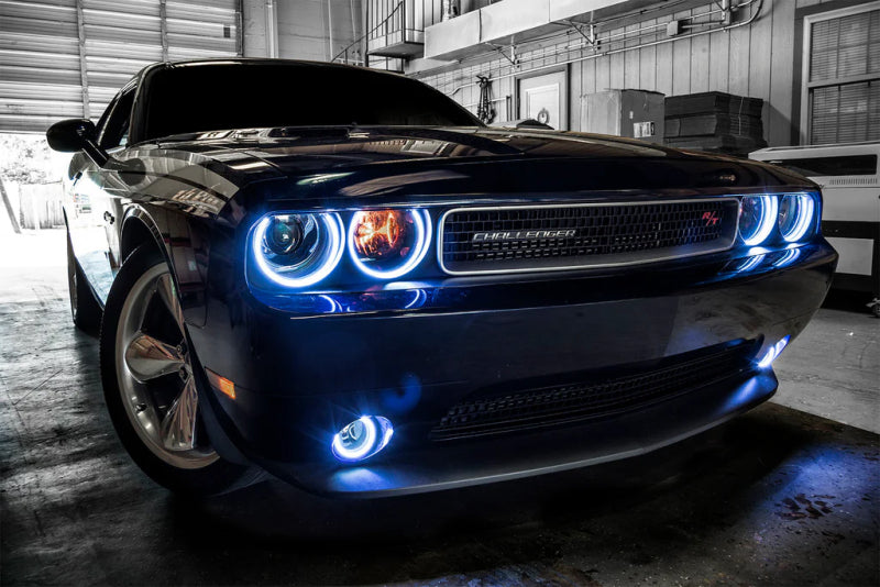Oracle Dodge Challenger 08-14 LED Waterproof Halo Kit - White Fog Lights ORACLE Lighting