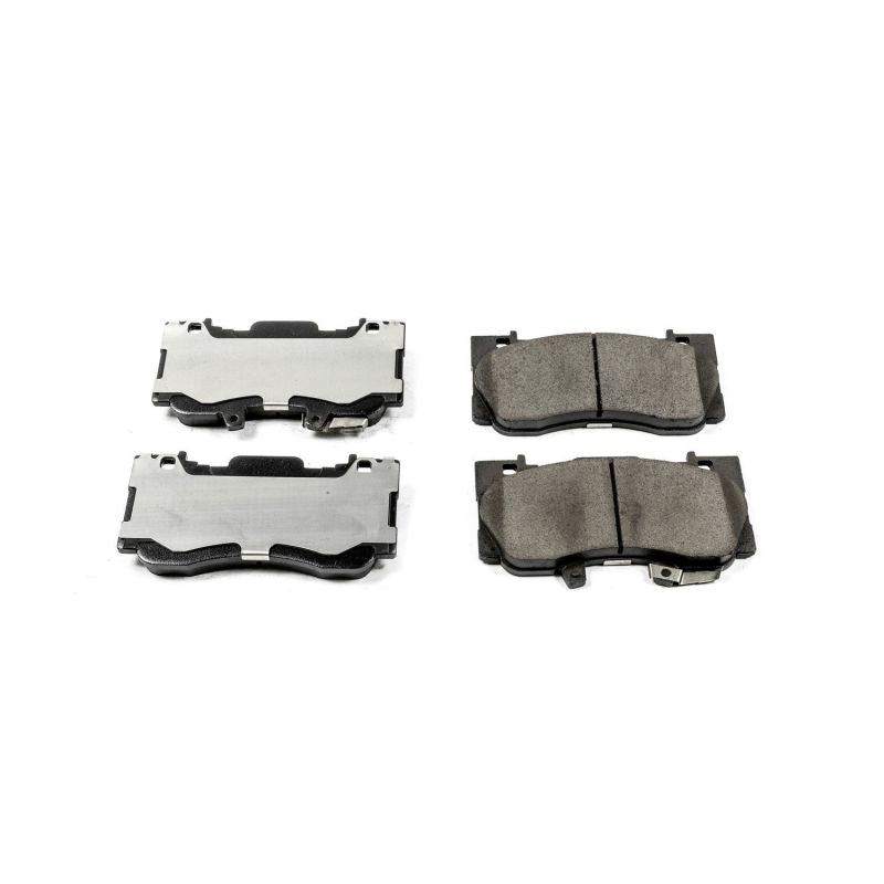 Power Stop 15-19 Ford Mustang Front Z16 Evolution Ceramic Brake Pads Brake Pads - OE PowerStop