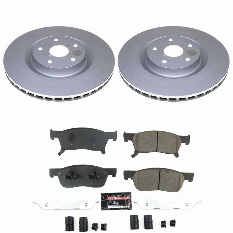 Power Stop 19-24 Subaru Ascent Front Z23 Coated Brake Kit Brake Kits - Performance D&S PowerStop