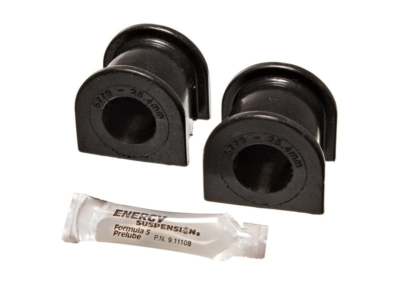 Energy Suspension 04-05 Acura TSX Black 25.4mm/1in Front Sway Bar Bushing Set Bushing Kits Energy Suspension