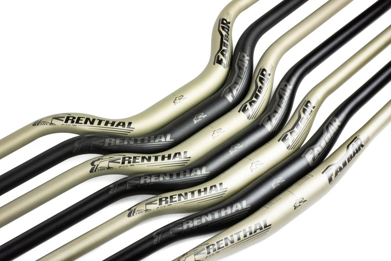 Renthal V3 Cycle Fatbar 35 70 mm. - Aluminum Gold Handlebars - Powersports Renthal