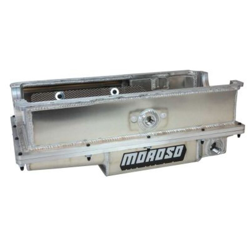 Moroso SBF 351W/Energy Mfg 351W 2 Piece External Wet Sump 8in Aluminum Oil Pan Oil Pans Moroso