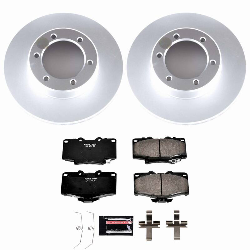 Power Stop 91-95 Toyota 4Runner Front Z23 Coated Brake Kit Brake Kits - Performance D&S PowerStop