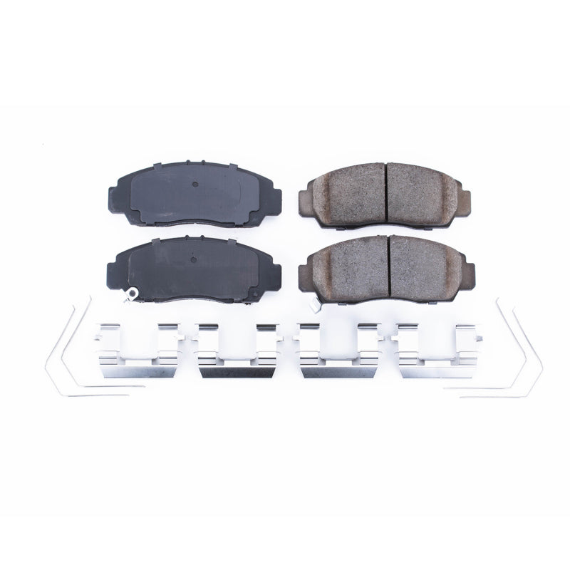 Power Stop 11-14 Acura TSX Front Z17 Evolution Ceramic Brake Pads w/Hardware Brake Pads - OE PowerStop