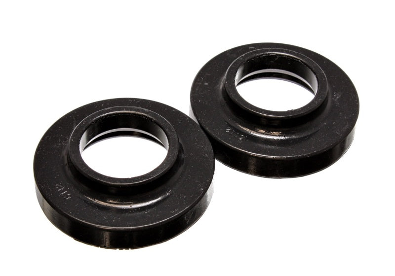 Energy Suspension 97-06 Jeep Wrangler TJ Black Front Spring Pad Set Bushing Kits Energy Suspension