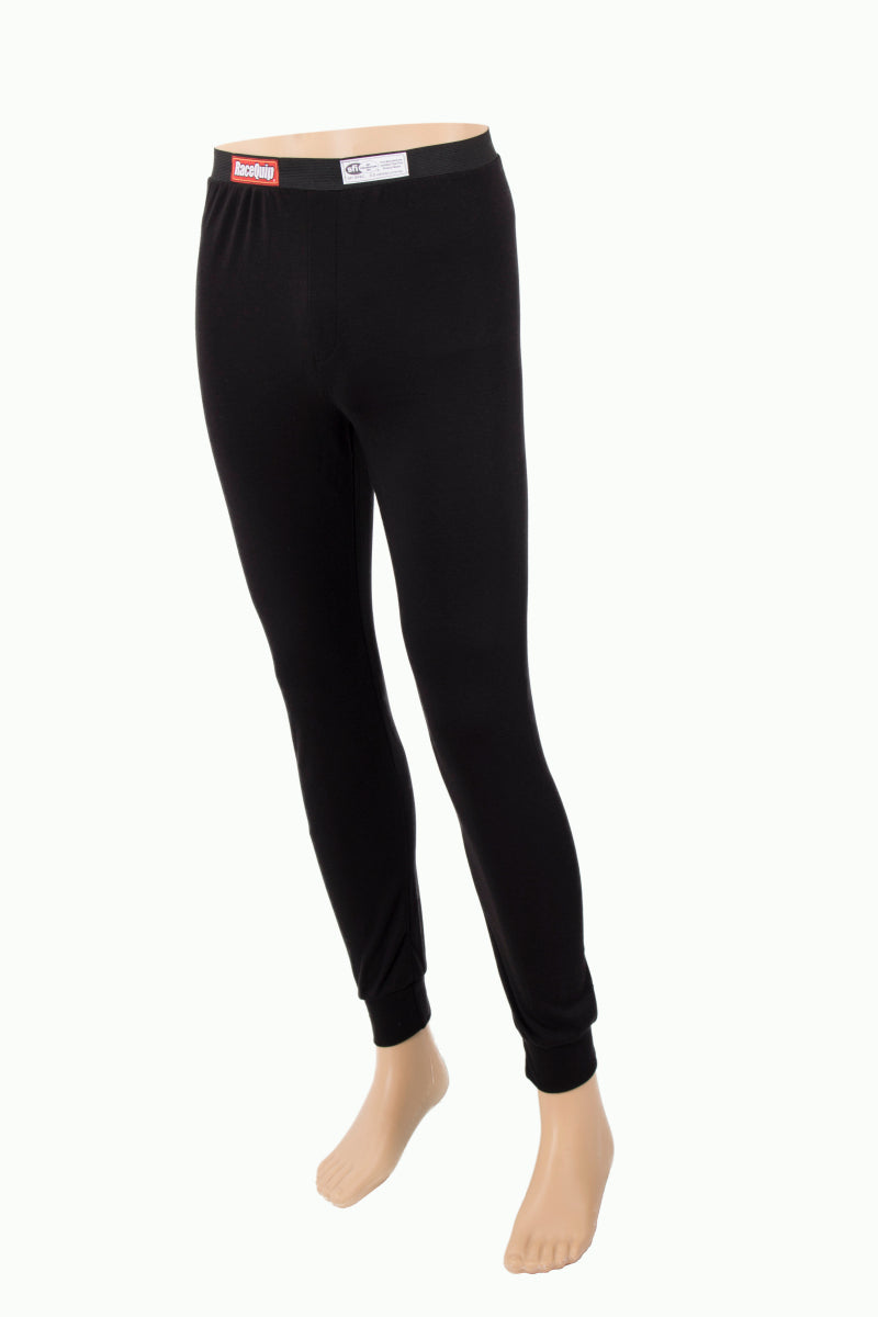 RaceQuip Black SFI 3.3 Fr Underwear BTM - Medium Fire Safety Racequip