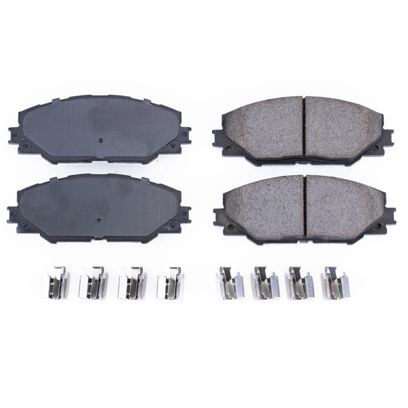 Power Stop 09-10 Pontiac Vibe Front Z17 Evolution Ceramic Brake Pads w/Hardware Brake Pads - OE PowerStop