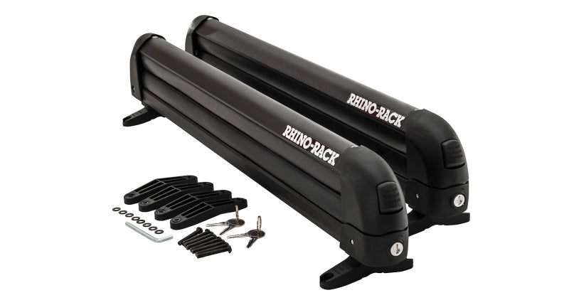 Rhino-Rack Universal Ski/Snowboard Carrier - Fits 6 Pairs of Skis or 4 Snowboards - Black Winter Sport Racks Rhino-Rack